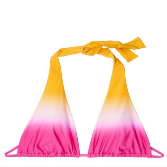 Victoria's Secret Slide Triangle Halter Bikini Top - Picture 3 of 6